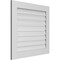 Ekena Millwork Vertical Surface Mount PVC Gable Vent: Functional, w/ 3-1/2"W x 1"P Standard Frame, 32"W x 30"H GVPVE32X3001SF - alternate 3